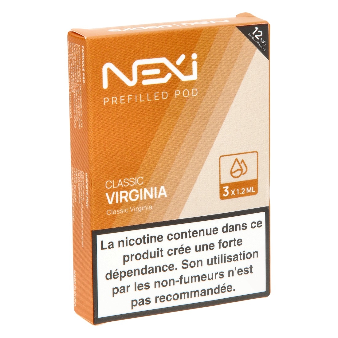 Cartouche Aspire Nexi One Virginia par 3