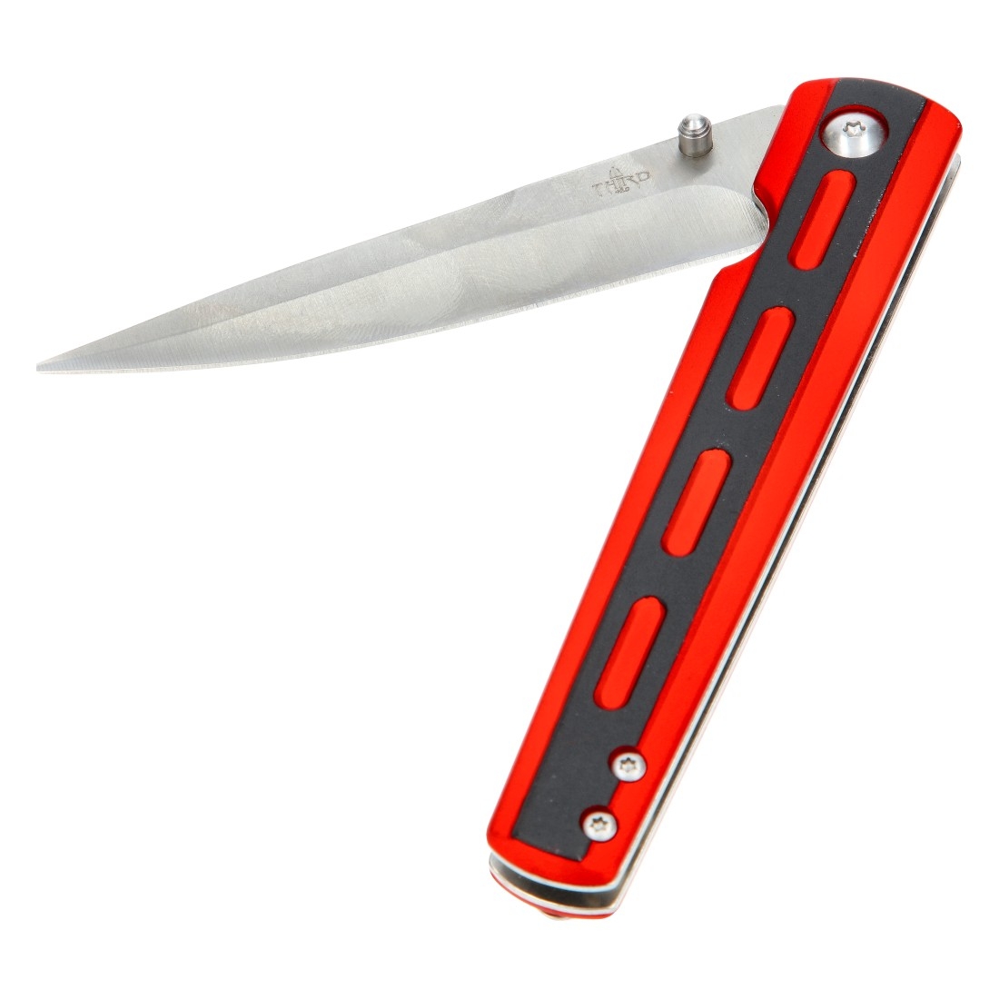 Couteau Third Aluminium Red