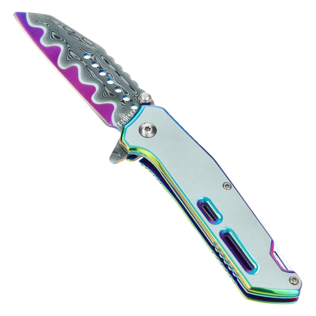 Couteau Third Rainbow Damas 11,5 cm