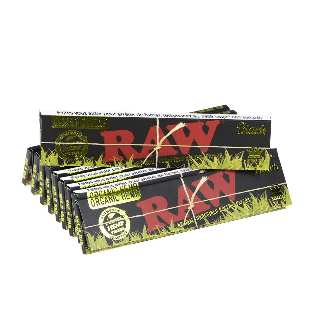 Feuille à rouler Raw Black Slim x 50 - 34,90€