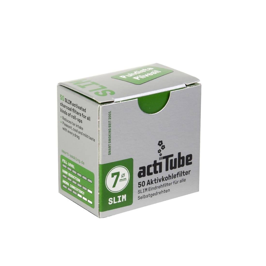  actiTube - Activated Charcoal Filters for Rolling 8,4mm - 1 Box  = 100 Filters : Health & Household