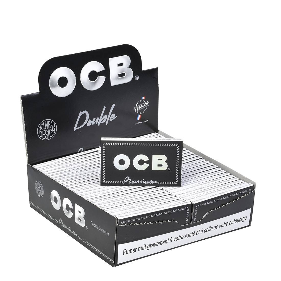 OCB noir Premium - Feuilles Courtes VapeurShop