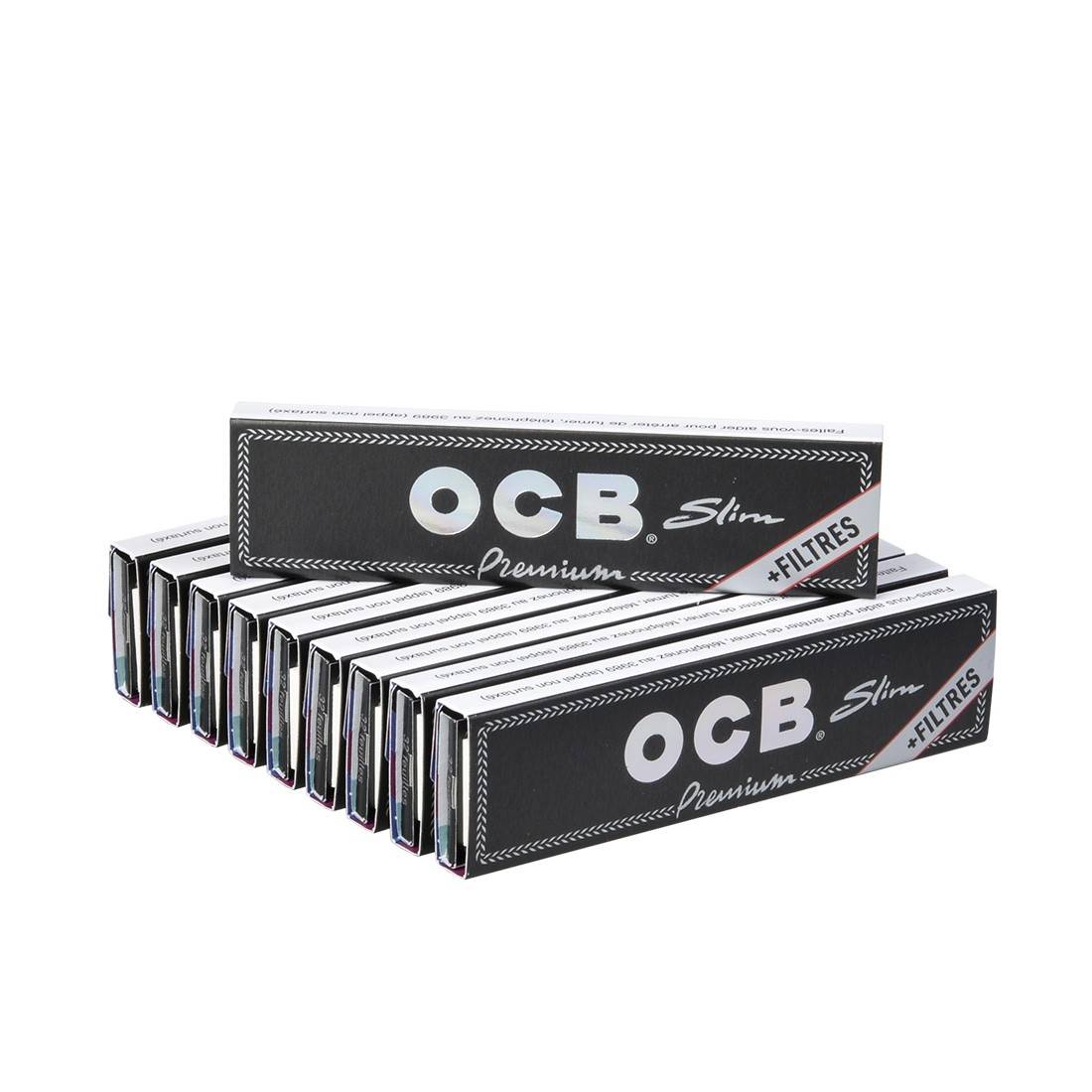 Carton de 32 Paquets de grandes Feuilles à rouler OCB Slim non