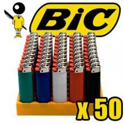 BIC Briquet | Maxi x50 Pas Cher | Grand Briquet BIC
