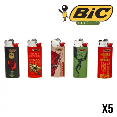 BRIQUET BIC MINI HOUSE OF THE DRAGON X5