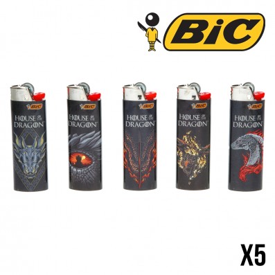 BRIQUETS BIC HOUSE OF THE DRAGON X5