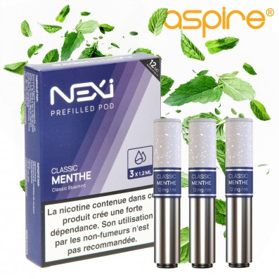 CARTOUCHE ASPIRE NEXI ONE MENTHE PAR 3