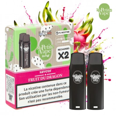 CARTOUCHE MA PETITE VAPE REPUFF FRUIT DU DRAGON 600 PUFFS