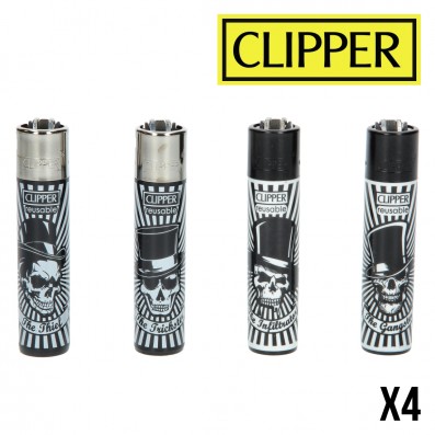 CLIPPER PARTY SKULLS X4