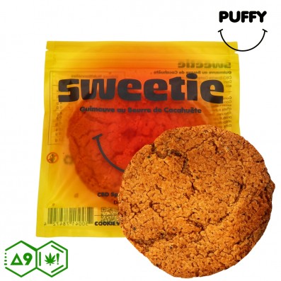 COOKIE CBD SWEETIE GUIMAUVE BEURRE DE CACAHUETE DELTA 9 50MG - CBD 50MG