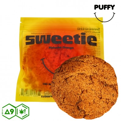 COOKIE CBD SWEETIE PISTACHE ORANGE DELTA 9 50MG - CBD 50MG