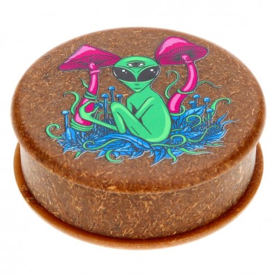 GRINDER MAGIC LEAF ALIEN MUSHROOM 60MM