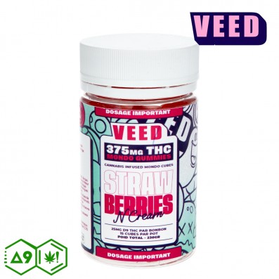 GUMMIES VEED FRAISE  DELTA9 375MG