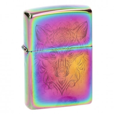 ZIPPO RAINBOW WOLF