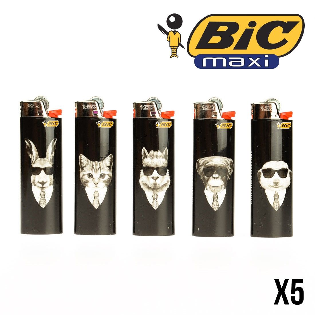 BIC Briquet | Maxi x5 Pas Cher | Grand Briquet BIC