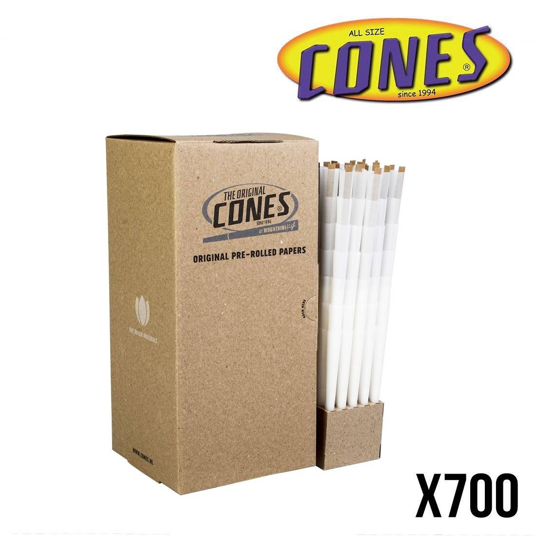 1000 cônes pré roulés non blanchis King size - Cones - planete