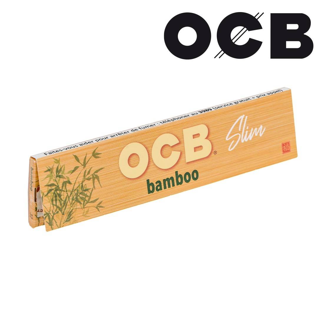Feuille à rouler OCB Bamboo King Size Slim + Filtres (carton) - Feuille à  rouler