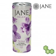 BOISSON AU CBD JANE VIOLETTE CITRON 25CL