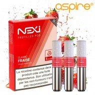 CARTOUCHE ASPIRE NEXI ONE FRAISE PAR 3