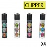 CLIPPER TRIPLE SKULL X4