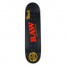 DECK SKATEBOARD RAW CAMO AND BLACK