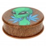 GRINDER MAGIC LEAF ALIEN MUSHROOM 60MM