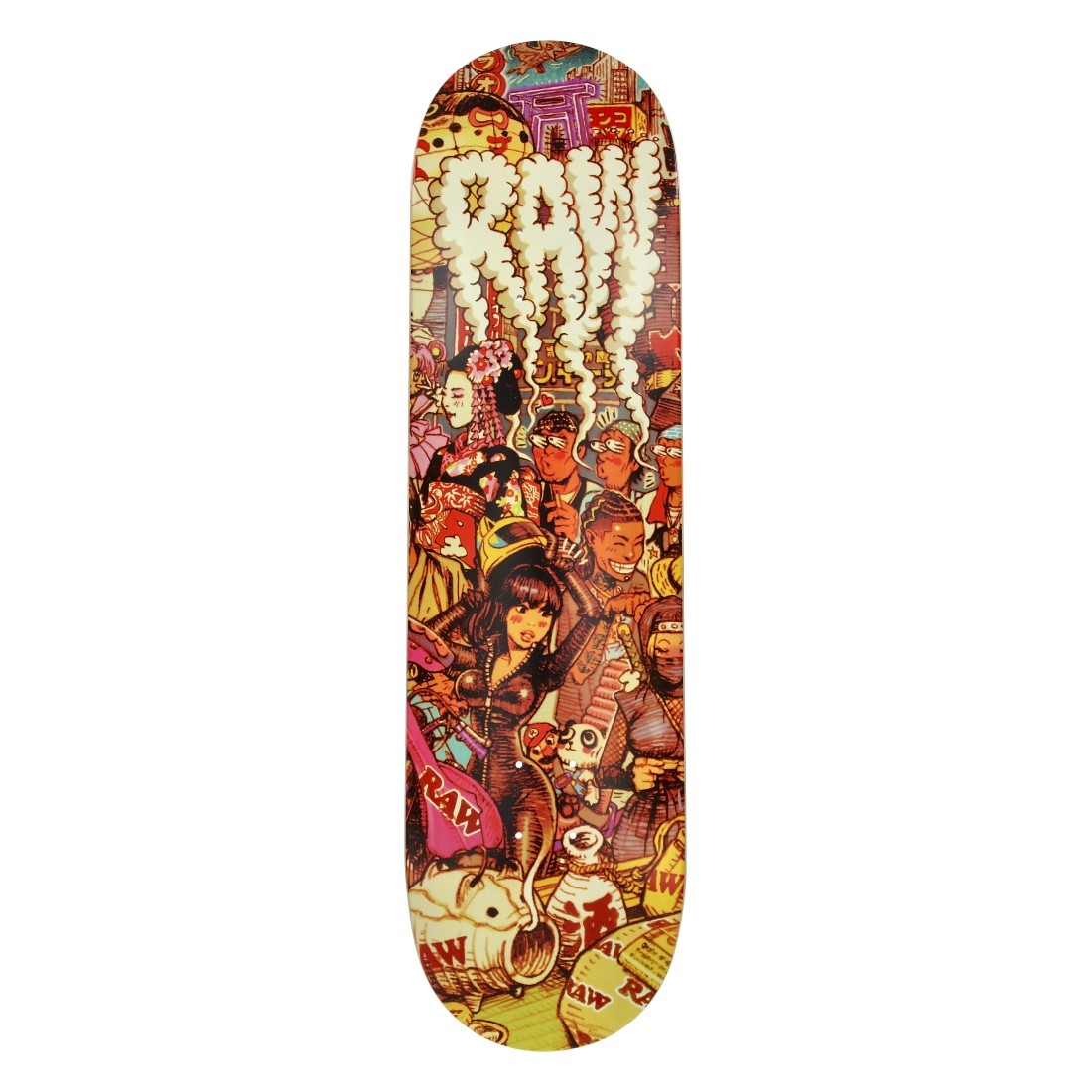 DECK SKATEBOARD RAW AND JAPAN SYMBOLS