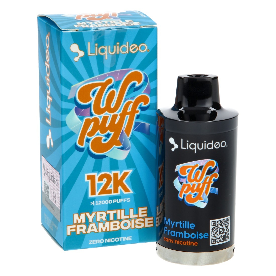 WPuff Pod 12000 Myrtille Framboise