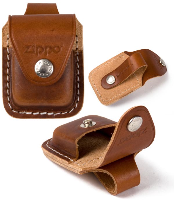 ZIPPO POUCH LOOP BROWN